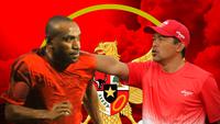 Timnas Indonesia - Ortizan Solossa dan Aji Santoso (Bola.com/Bayu Kurniawan Santoso)