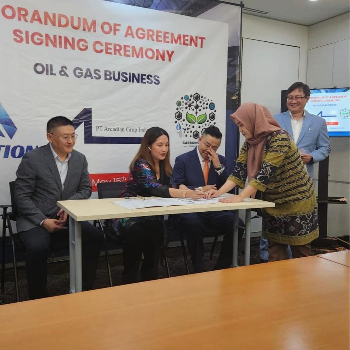PT Arcadian Teken MOA dengan 2 Mitra Internasional