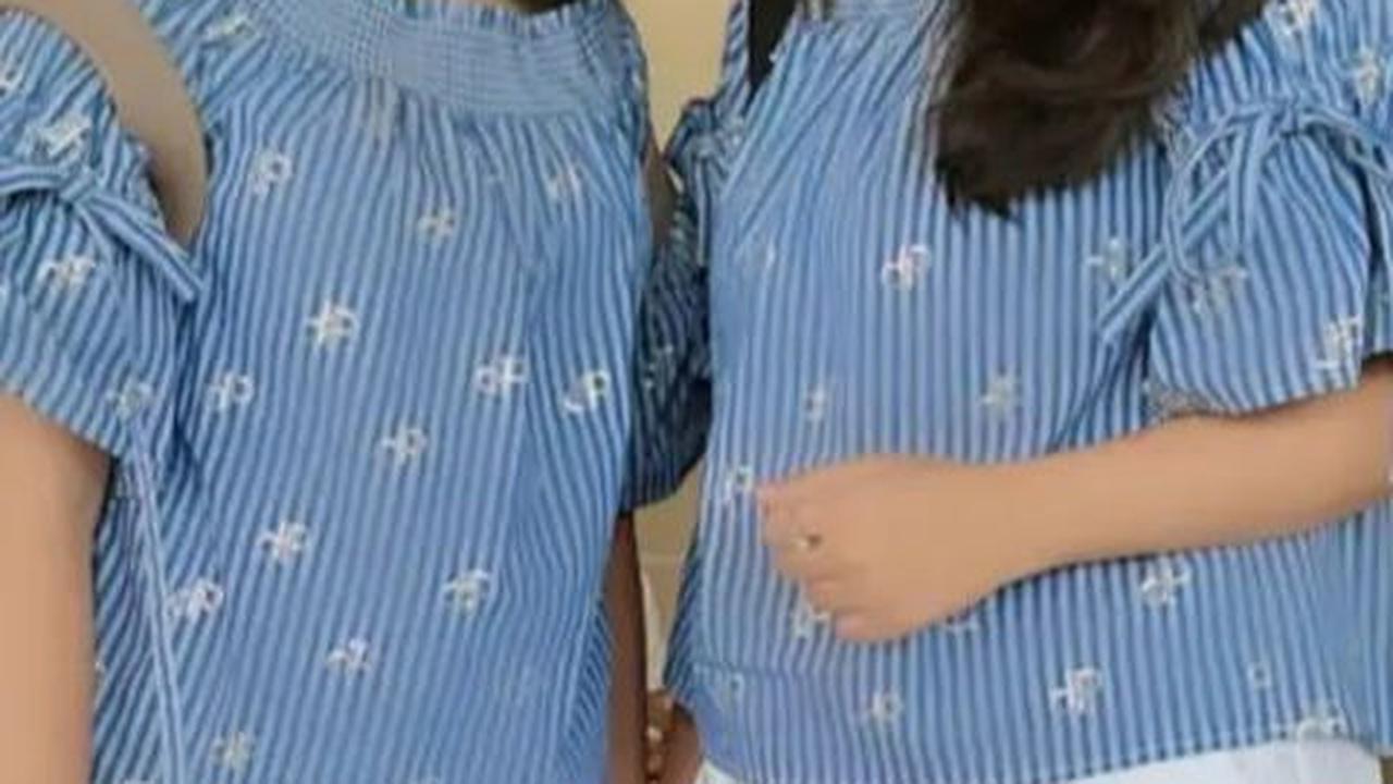 Beda usia 9 tahun, tinggi badan Amora kini hampir menyamai sang kakak.