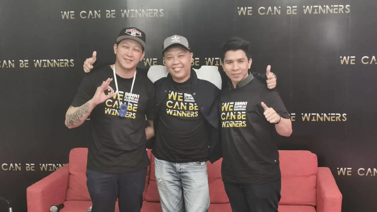 Teguh Sanjaya bersama Ivan Govinda