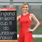 Foto Rachel Riley yang beredar di Twitter soal rencananya bugil jika Timnas Inggris juara Piala Dunia 2018. (Sport Bible)