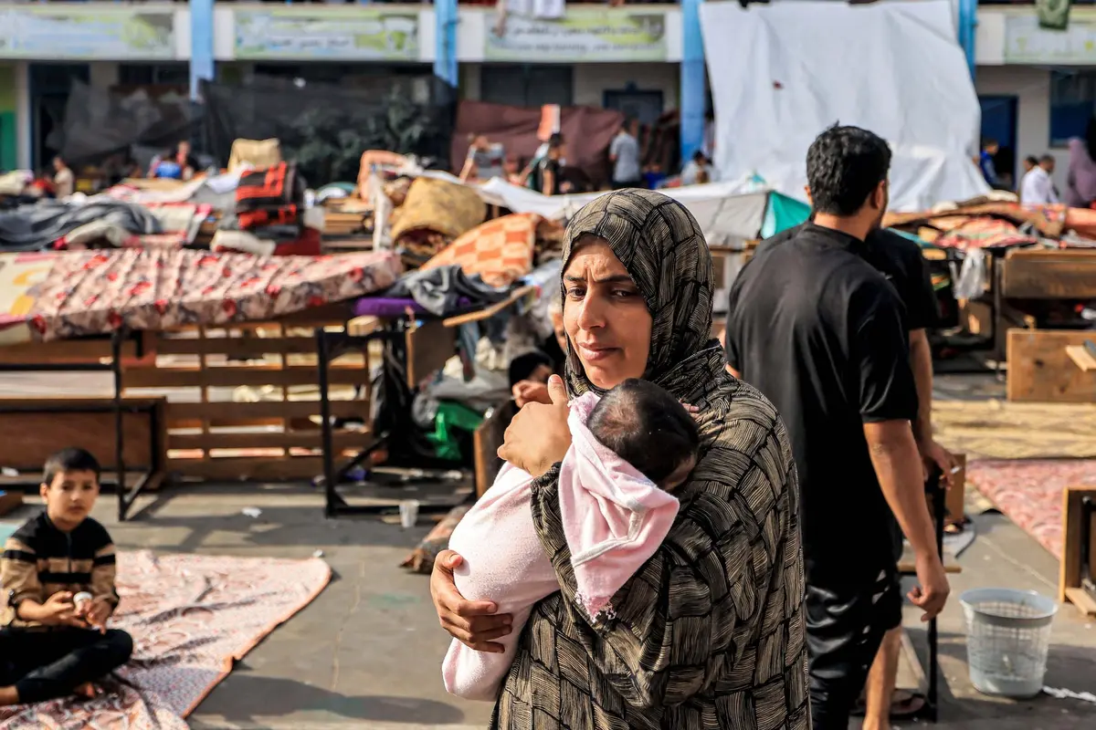 Anak Anak Pengungsi Palestina di Khan Yunis Jalur Gaza Selatan