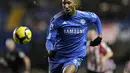 Namun saat mencetak gol ia jarang untuk tersenyum merayakan. Itulah mengapa banyak pengamat sepak bola memberikannya julukan sebagai Le Sulk atau si perajuk. (AFP/Adrian Dennis)