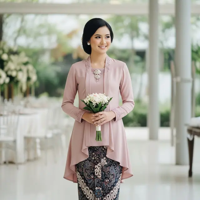 Baju Bridesmaid Atas Bawah yang Elegan (Gemini AI)