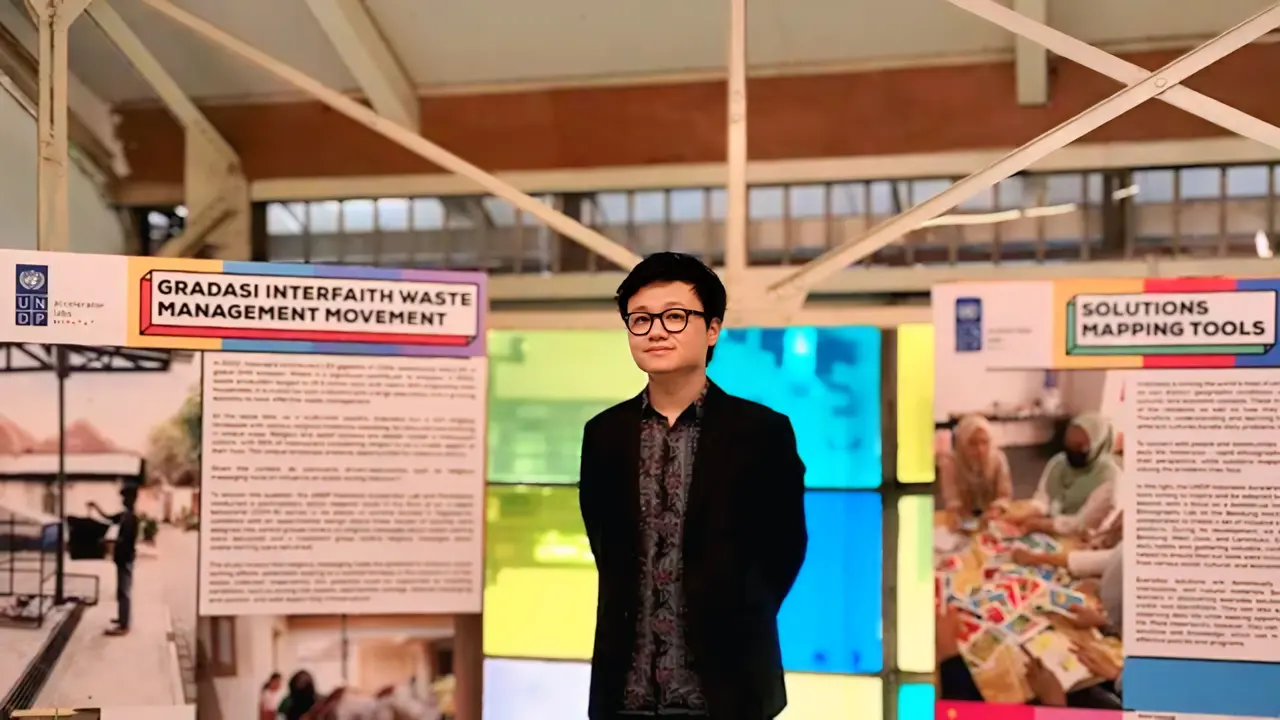 Daniel Dyonisius, Head of Solutions Mapping di UNDP Accelerator Labs Indonesia (Liputan6.com/Alya Felicia Syahputri)