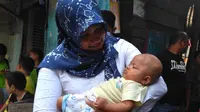 Bayi AA yang dijual ibu kandungnya seharga Rp 20 Juta (Liputan6.com / Nefri Inge)