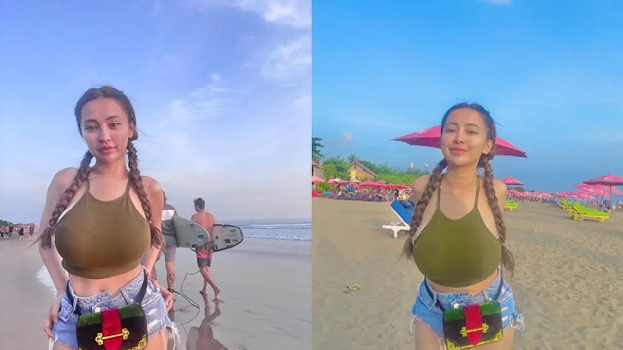 Hapus Foto Suami, Ini 6 Momen Cupi Cupita Liburan Sendiri di Bali