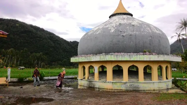 Bukti Dahsyatnya Tsunami Aceh, Kubah Masjid 80 Ton Terseret 2,5km