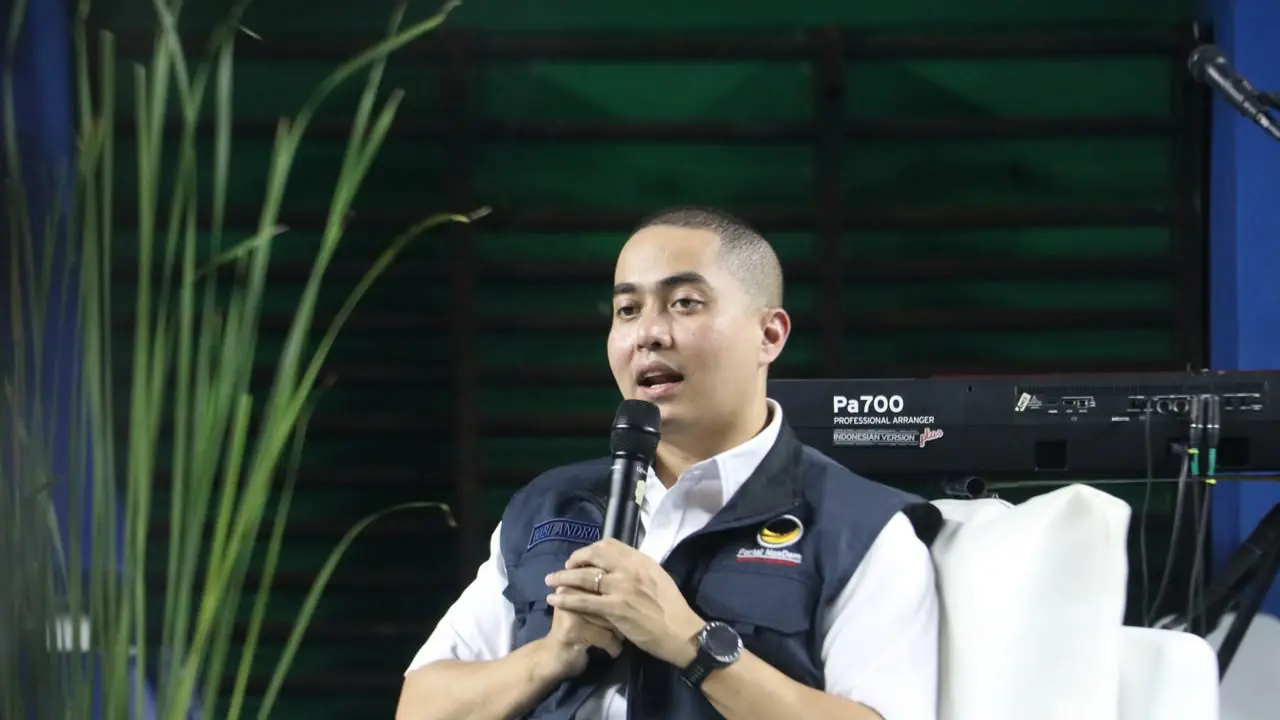 Wakil Ketua DPRD DKI Jakarta sekaligus Ketua DPW Partai NasDem DKI Jakarta, Wibi Andrino (Istimewa)
