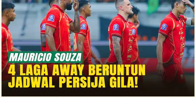 VIDEO: Mauricio Souza Kesal, Persija Dipaksa Mainkan 4 Laga Tandang Beruntun!