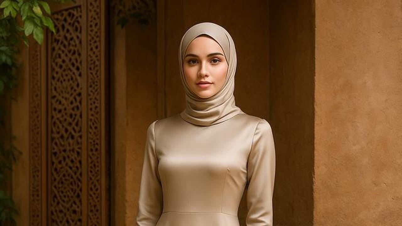 8 Model Gamis Armani Sutra Mewah untuk Acara Formal, Inspirasi untuk Tampil Elegan di 2025