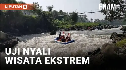 VIDEO: Pecinta Wisata Ekstrem Wajib Coba Taklukkan Jeram Sungai Serayu
