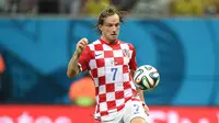 Bintang tim nasional Kroasia, Ivan Rakitic. (AFP/Javier Soriano).