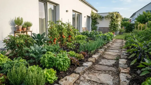 Ide Kebun Sayur Tanpa Pot di Halaman Rumah