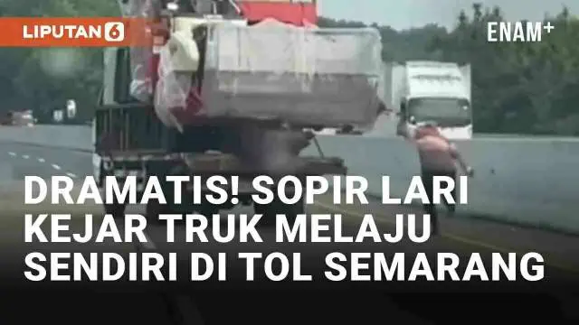 Insiden truk melaju tanpa kendali viral di media sosial. Peristiwa disebut terjadi di Tol Semarang setelah gerbang Tol Kalikangkung. Truk pengangkut mesin pertanian terekam melaju tanpa kendali dan menabrak pembatas jalan beberapa kali. Seorang pria ...