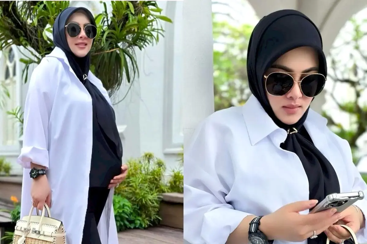 6 Gaya Bumil Syahrini Tak Alami Perubahan Signifikan Usai Naik 18 Kg, Tampil Serba Mahal Pakai Tas Miliaran dan Pantofel Puluhan Juta