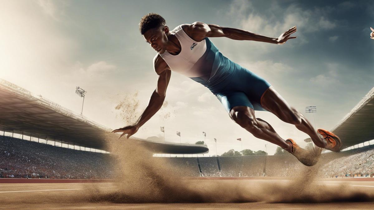 Cara Mendarat yang Benar pada Lompat Jauh Adalah Tumit Menyentuh Pasir