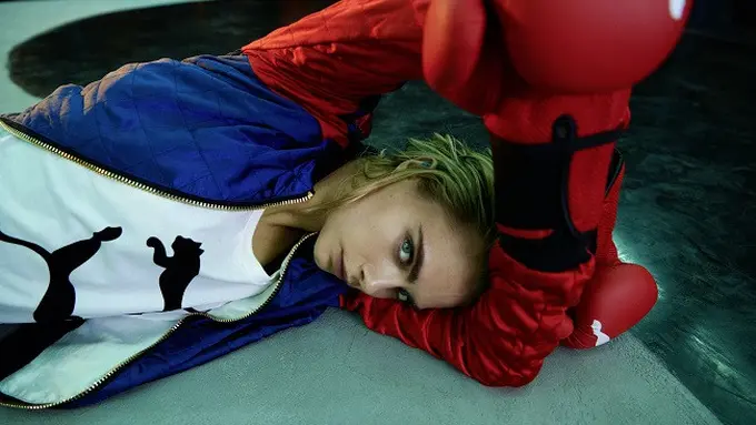 Cara Delevinge X PUMA X Balmain