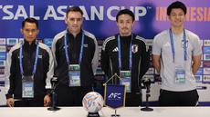 Timnas Futsal Indonesia akan melakoni laga sengit melawan Jepang pada babak Semifinal Piala Asia 2026, Kamis (05/02/2026) nanti. Pertandingan tersebut nantinya akan berlangsung di Indonesia Arena, Senayan, Jakarta, Pukul 19:00 WIB. (Bola.com/Abdul Aziz)