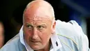 Gaya manajer Portsmouth, Paul Hart menjelang digelarnya partai lanjutan EPL melawan Bolton Wanderers di Fratton Park, Portsmouth, 12 September 2009. AFP PHOTO/Glyn Kirk .