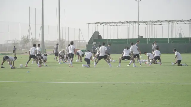 Timnas Indonesia berlatih di Dubai, Uni Emirat Arab (UEA).