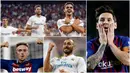 Striker Sevilla, Andre Silva, memuncaki daftar top scorer sementara La Liga 2018/2019 dengan menorehkan 6 gol. Mantan pemain AC Milan ini mempu mengungguli bintang Barcelona, Lionel Messi, yang hanya mengoleksi 5 gol. (Foto-foto Kolase AP dan AFP)