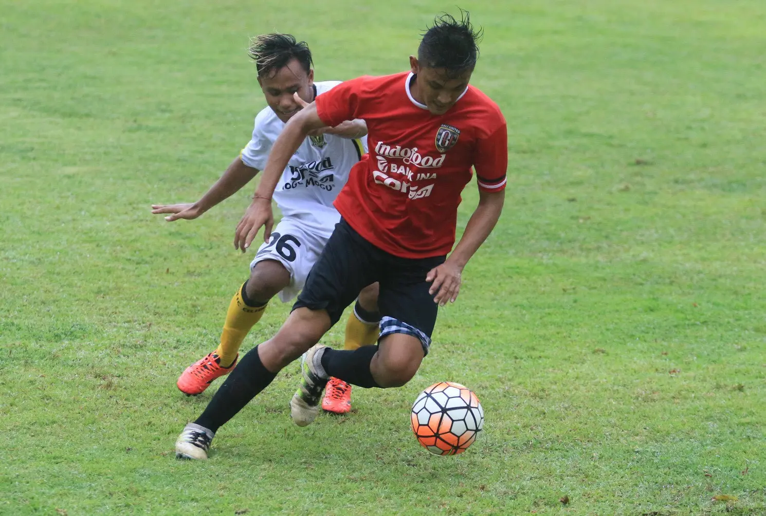 Striker muda Bali United FC, Martinus Novianto (Bola.com/Muhammad Qomarudin)