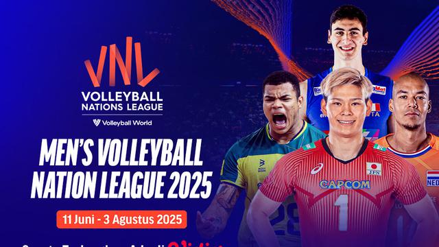 Catat! Jadwal Live Streaming VNL Men’s Volleyball Nation League 2025 di Vidio