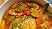 Sepiring ikan bawal bumbu kuning. (Liputan6/IG/eddriantjhia)