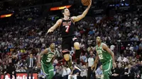Goran Dragic torehkan poin tertinggi untuk Heat saat lumat Celtics (AP Photo/Lynne Sladky)