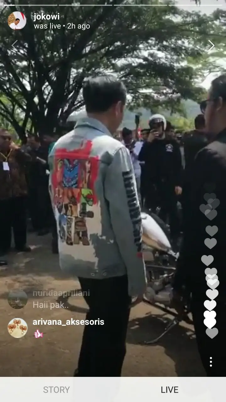 Jokowi touring. Dok: Brillio