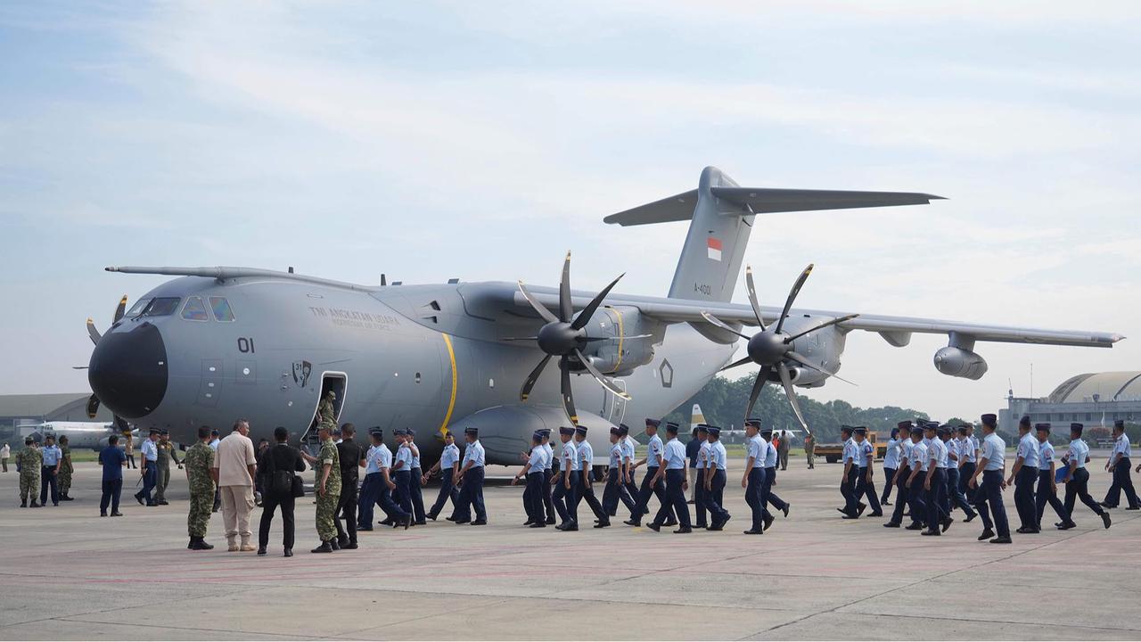 FOTO: Presiden  Prabowo Resmikan A400M, Pesawat Jumbo Baru TNI AU