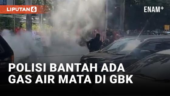 VIDEO: Polisi Sebut Kepulan Asap di GBK Berasal dari Flare, Bukan Gas Air Mata