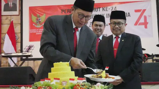 Upacara peringatan HUT RI ke-74 di Jedaah, dipimpin Menteri Agama Lukman Hakim Saifuddin, Dok Kemenag