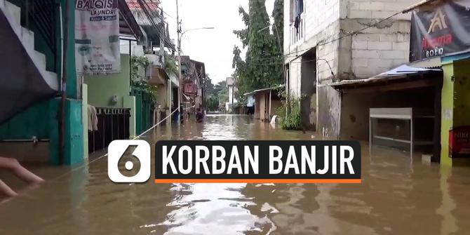 VIDEO: Sedang Isolasi Mandiri, Korban Banjir Memilih Bertahan di Rumah