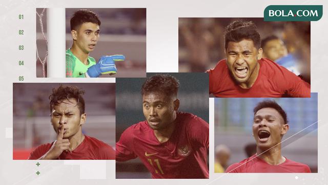 Osvaldo Haay, Nadeo Argawinata, Andy Setyo, Asnawi Bahar, Saddil Ramdani