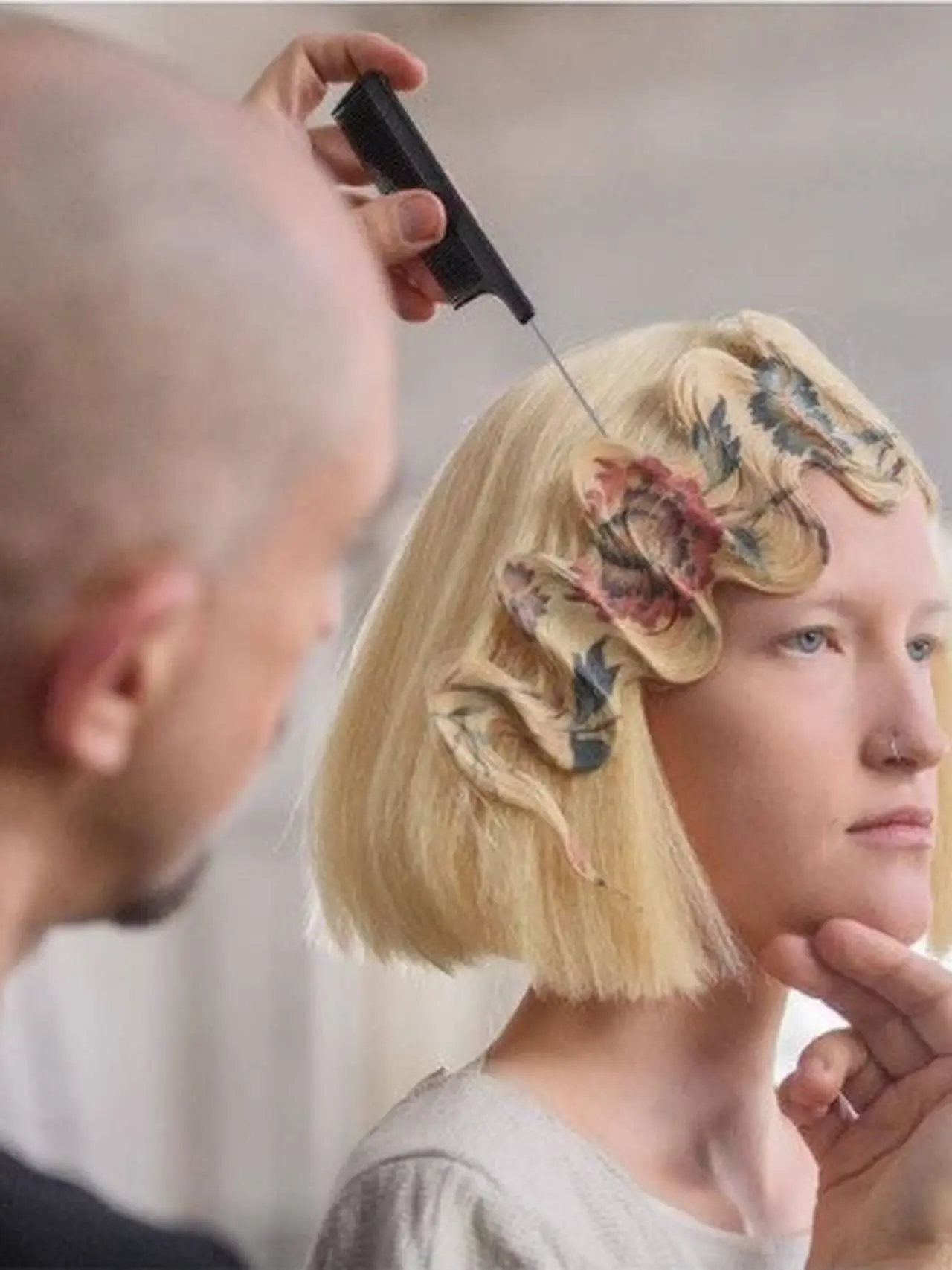 Hair Printing Jadi Tren Baru Mempercantik Rambut, Berminat Coba ...