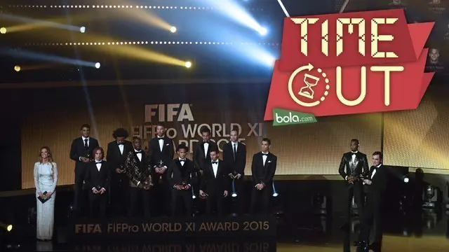 Real Madrid dan Barcelona mendominasi 11 pemain terbaik dunia tahun 2015 dalam perhelatan Ballon d'Or 2015
