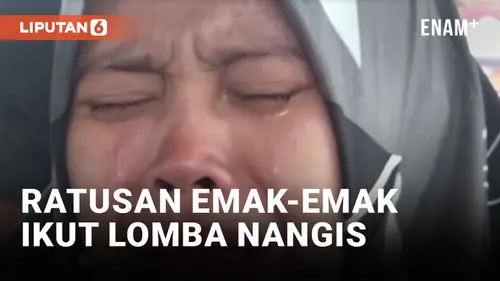VIDEO: Nyeleneh! Demi Tarik Pengunjung, Tempat Wisata di Tegal Gelar Lomba Nangis