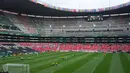 Pertandingan Grup A Piala Dunia 2026 antara Mexico melawan Afrika Selatan akan berlansung pada Kamis (11/06/2026) waktu setempat di Stadion Meksiko City, Meksiko. (AP Photo/Eduardo Verdugo)