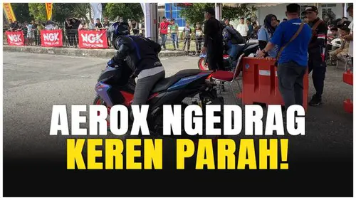  Seri Pertama Yamaha Cup Race 2025 di Pekanbaru, Drag Battle Gunakan Aerox Alpha Keren Parah!