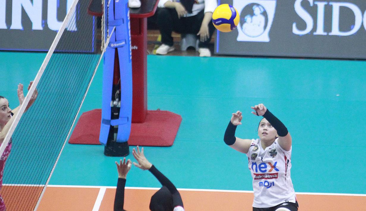 Sementara bagi Yogya Falcons, ini merupakan kekalahan yang kelima kalinya, dari tiga seri yang sudah  dilakoninya. (Dok. PBVSI)