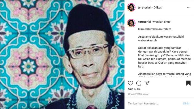 Unggahan Tere. (instagram.com/teretorial)