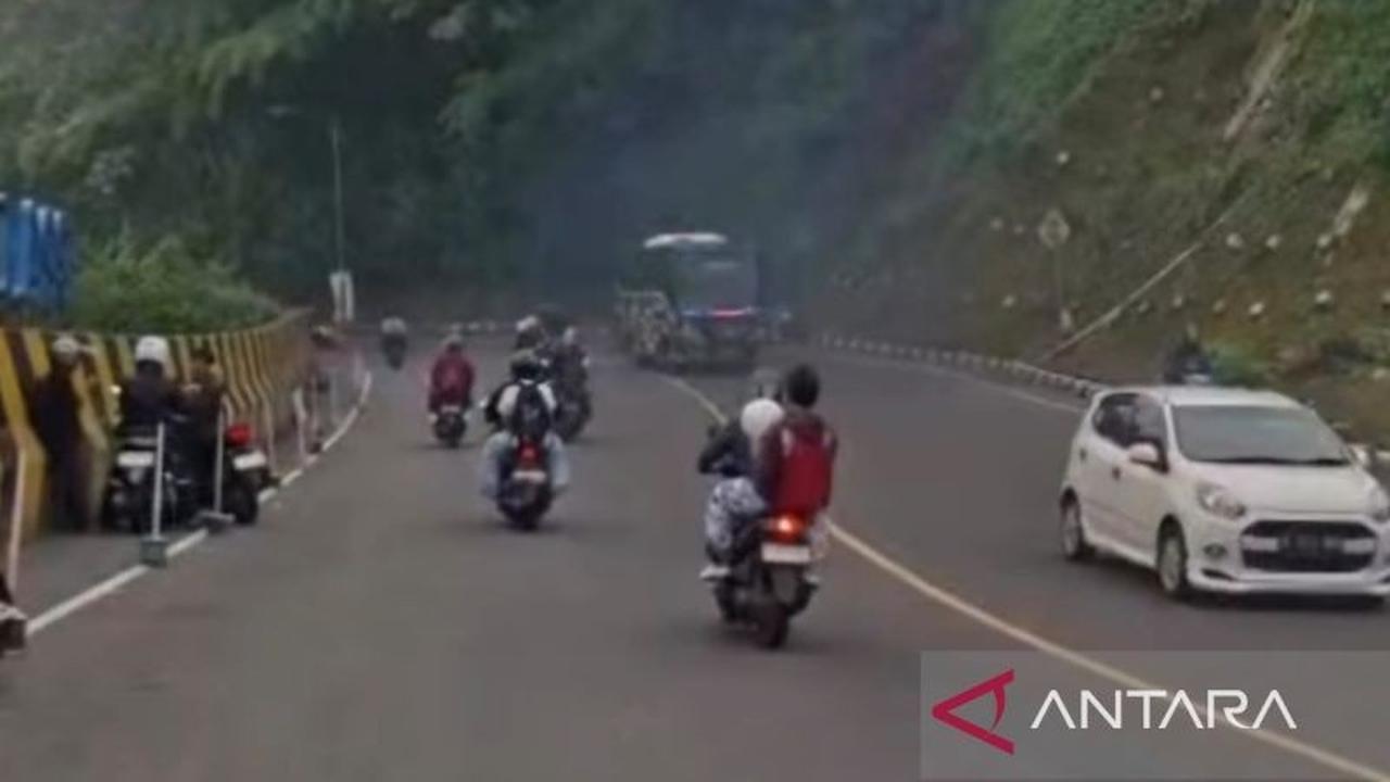 Polres Cianjur Percepat Sistem Satu Arah Puncak Antisipasi Antrean Macet H+7 Lebaran