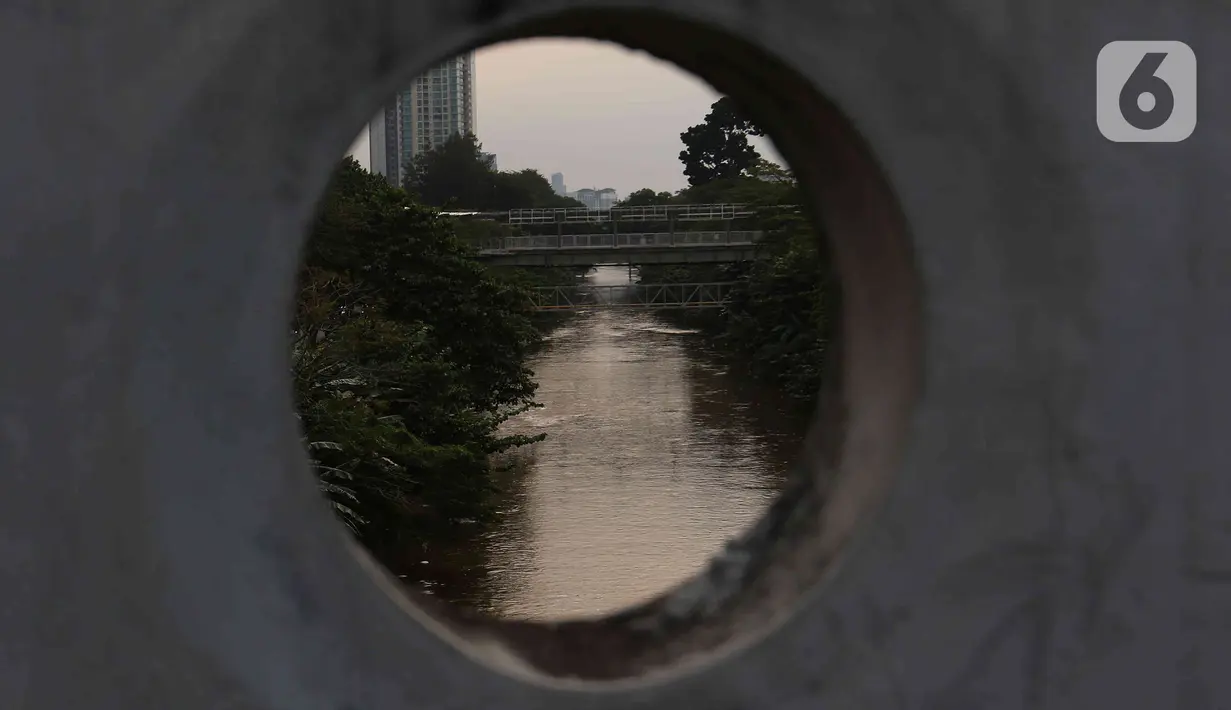 Masalah bertambah ketika sampah-sampah yang ada menyumbat aliran air, mengakibatkan sungai berbau, kotor dan yang menjadi momok warga Jakarta yaitu banjir. (Liputan6.com/Herman Zakharia)