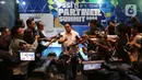 Direktur SCM, Harsiwi Achmad mengatakan bahwa SCM dalam hal ini ditunjuk kembali sebagai partner dari PSSI untuk seluruh pertandingan Timnas Indonesia yang diselenggarakan oleh PSSI. (Liputan6.com/Angga Yuniar)