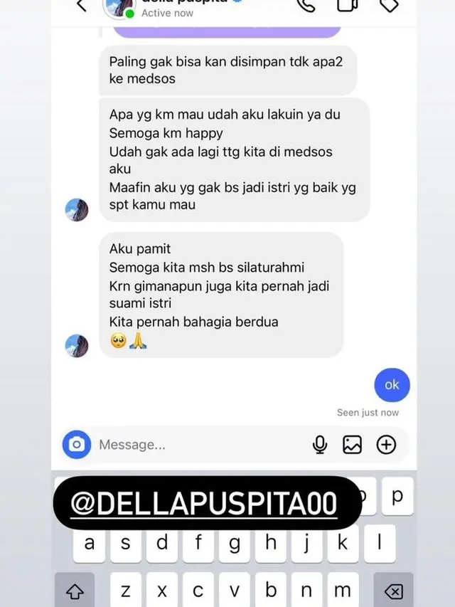 4 Fakta Kandasnya Pernikahan Della Puspita dan Arman Wosi, Baru 2 Bulan Menikah