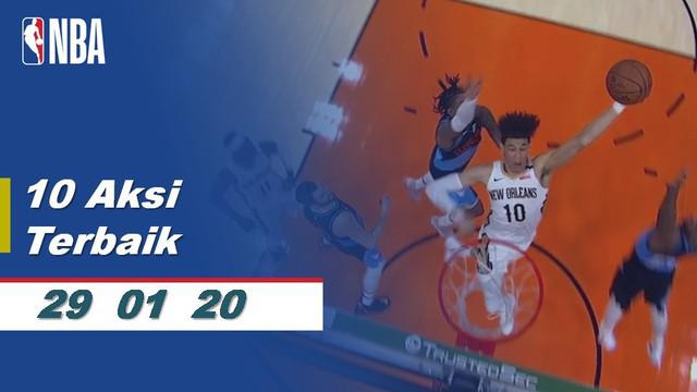 Berita Video 10 Aksi Pemain Terbaik NBA 29 Januari 2020