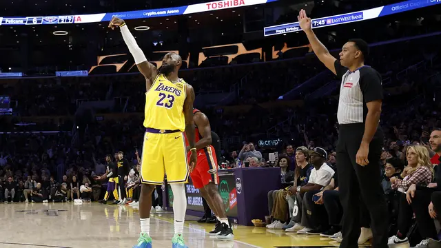 LeBron James mencetak poin ke-50.000 di NBA
