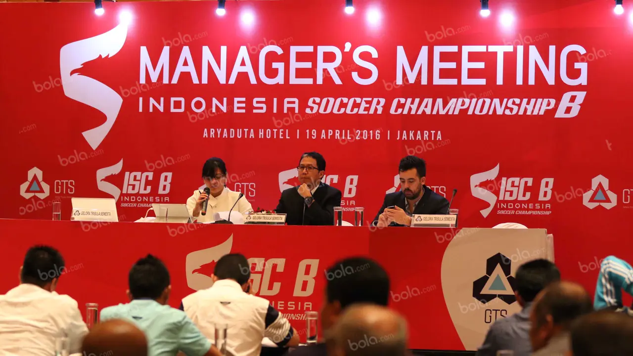 Indonesia Soccer Championship B, Managers Meeting, Djoko Driyono